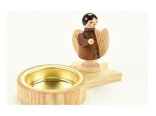 Unger - candleholder for tea lights - angel with harpe