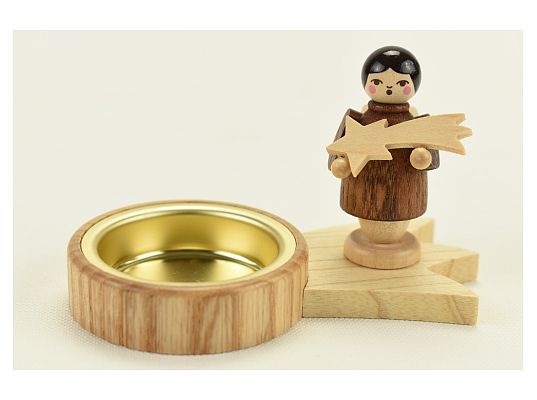 Unger - candleholder for tea light - angel with comet