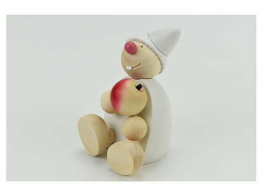 Naeumanns - Dwarf with apple sitting white