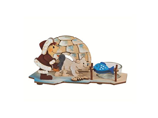 Kuhnert - Bastelset Teelichthalter Eskimo