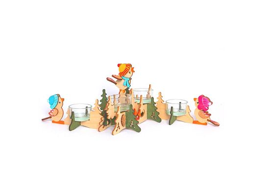 Kuhnert - craft kit tea light holder with birds