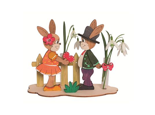 Kuhnert - craft kit bunnies with flower