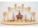 Glaesser - Candle arch Christmas forest with Advent house (with video)