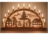 Schlick & Tuerk -Schwibbogen Motiv Weihnachtsmann