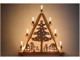 Schlick & Tuerk - Schwibbogen Weihnachtsmann doppelt