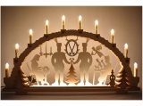 Tietze - Candle arch miner motif, pre-lighting, LED and airbrush