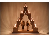 Weigla - Candle holder angel and miner 7 flg.