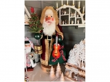 Ulbricht - XL Nutcracker Father Christmas dark red 100cm, limited edition 600 pieces, hand signed, pick up only