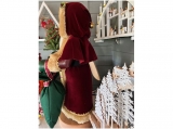 Ulbricht - XL Nutcracker Father Christmas dark red 100cm, limited edition 600 pieces, hand signed, pick up only