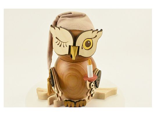 Kuhnert - smoker Owl sleepy head (with video)