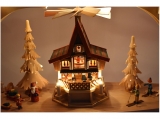 Glaesser - Candle arch Christmas forest with Advent house (with video)