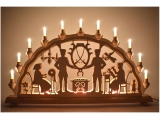 Schlick & Tuerk - candle arches snow mountain motive