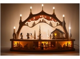 Weisbach - Candle arch winter in the Erzgebirge, movement on 2 levels