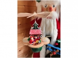 Ulbricht - Nussknacker Weihnachtsmann rot mit Pyramide !!!Sonderfigur