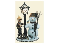 Hubrig - Mein schönster Schneemann 53 cm mit Licht, Ausstellungsstück ohne OVP