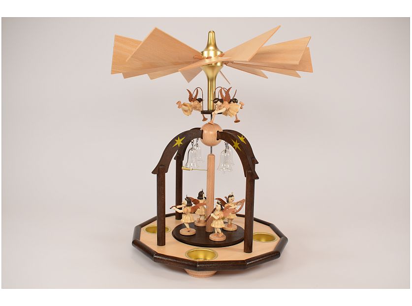 Blank - Pyramid of bells with tea light holders