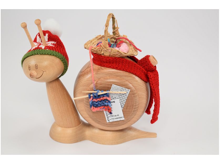 Kuhnert - Smoke figure snail with knitting (with video)