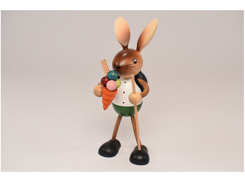 Kuhnert - Hare with ice cream and backpack