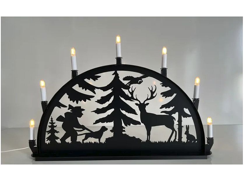 LED Aluminiumschwibbogen Motiv Jäger