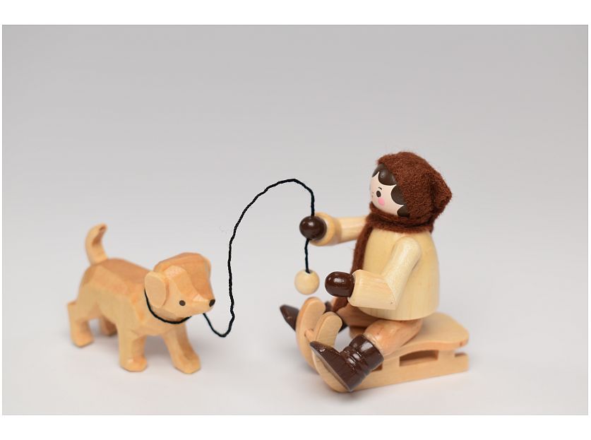 Romy Thiel - Mdchen mit Hundeschlitten