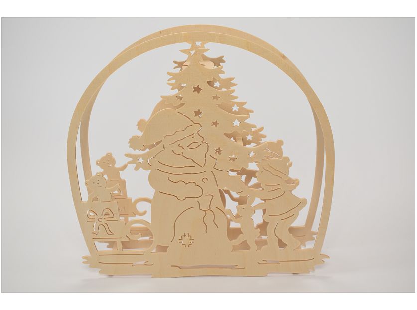 Window Picture illuminated LED Santa Claus