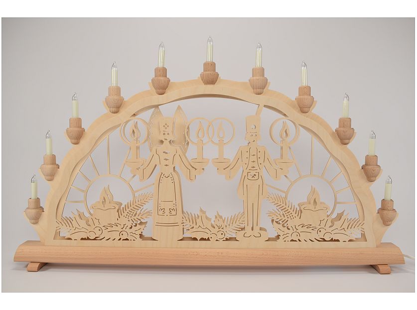 Schlick & Tuerk - Candle arch angel and miner double