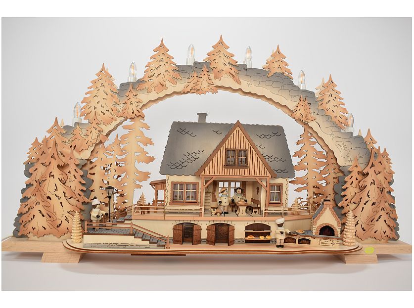 Tietze - Mountain View Arch Candle Holder, LED