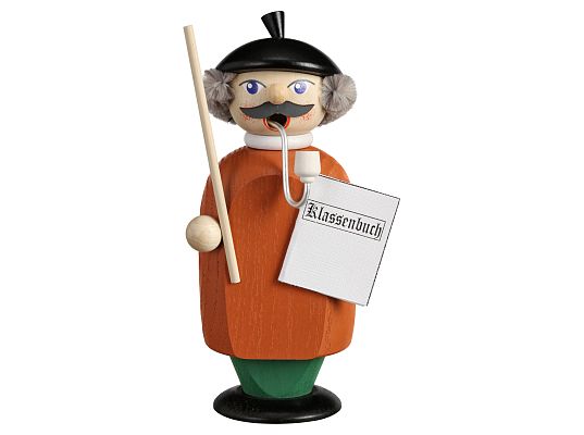 Seiffen Handcraft - Incense Figure Teacher