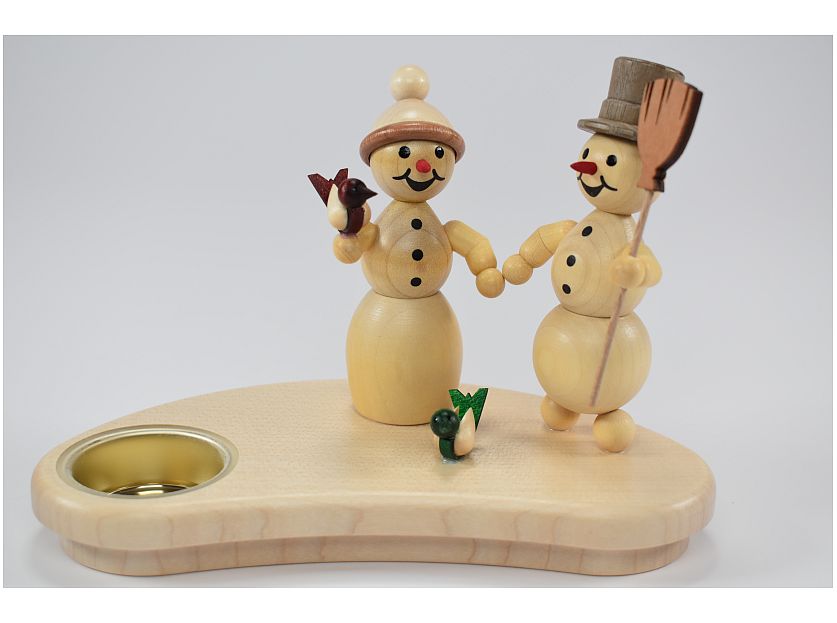 Wagner - snowman candlestick man and woman