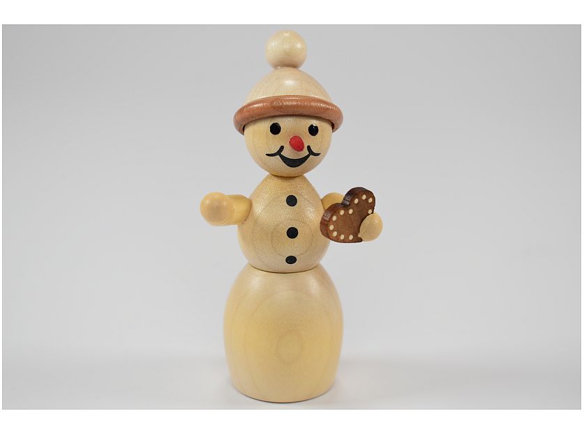 Wagner - snow woman with gingerbread heart without base