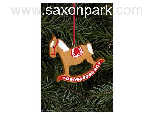 Ulbricht - Gingerbread Horse Brown Ornament