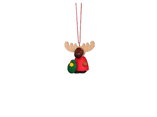 Ulbricht - Ornament Moose Santa