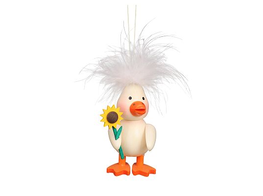 Ulbricht - Ducky With Flower Ornament