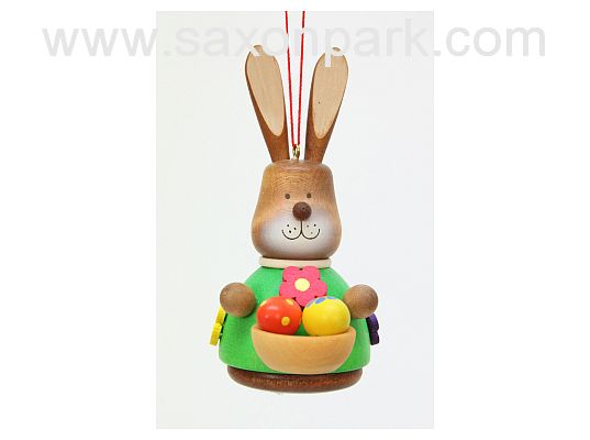Ulbricht - Bunny with Basket Ornament