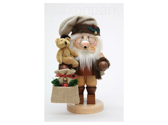 Ulbricht - smoker Gnome Santa with Teddy (with video)