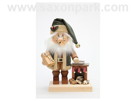 Ulbricht - smoker gnome Santa by the fireplace (with video)