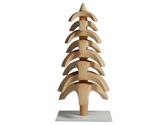 Seiffen Handcraft - Design object Tree to turn, Cherry wood, 5,9 inch