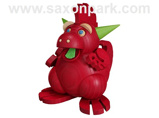 Seiffen Handcraft - Ball-shaped incense Figure Fire breathing Dragon