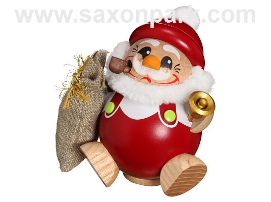 Seiffen Handcraft - Ball-shaped incense Figure Santa Claus