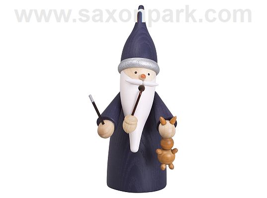 Seiffen Handcraft - Incense Figure Gnome Magician