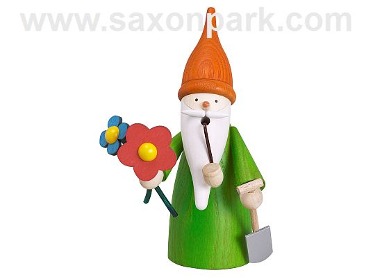 Seiffen Handcraft - Incense Figure Gardening Gnome