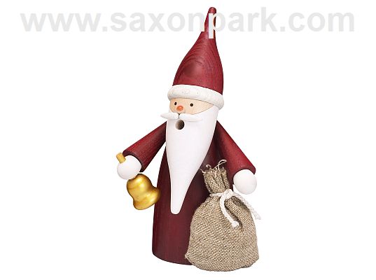 Seiffen Handcraft - Incense Figure Santa Gnome with Presents