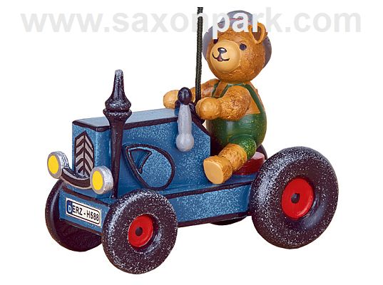 Hubrig - Hanging Tractor with Teddy