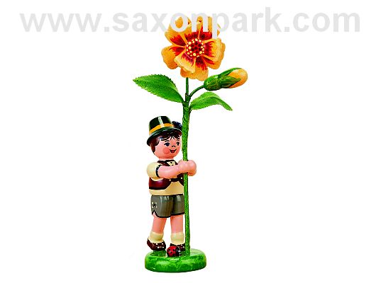Hubrig - flower child boy with marigold