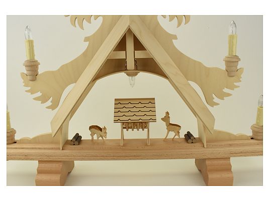 Dregeno - candle arch tree with deers elect. light