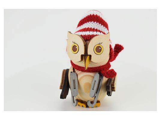 Kuhnert - Mini owl with ice skater (with video)