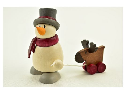 Hobler - snowman Otto with Elk