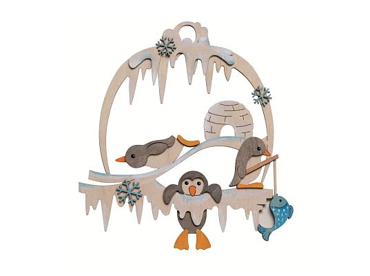 Kuhnert - craft kit window hanging penguin