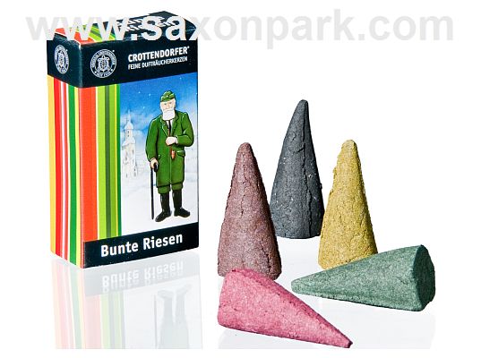 Seiffen Handcraft - Incense cones Variety Pack, XL, 5pc.